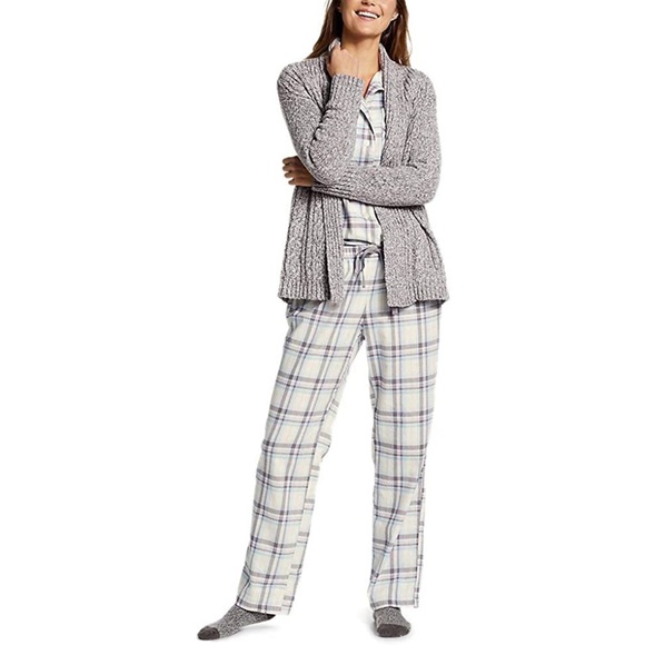 Eddie Bauer Other - Eddie Bauer Women's Stine's Favorite Flannel Sleep Shirt and Pant Pajama Set M